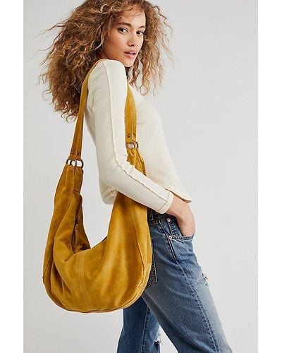Free People Roma Suede Tote Bag - Multicolor
