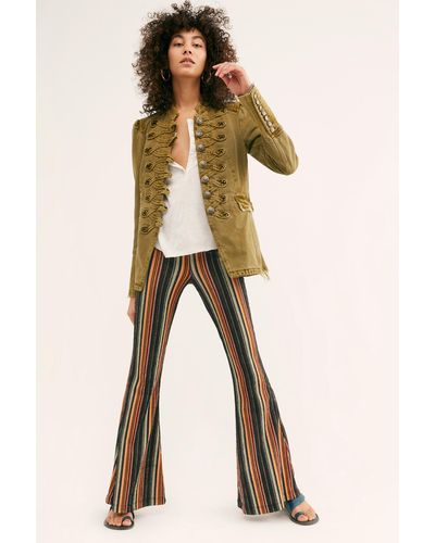 Free People Kitty Flare Pants - Multicolor