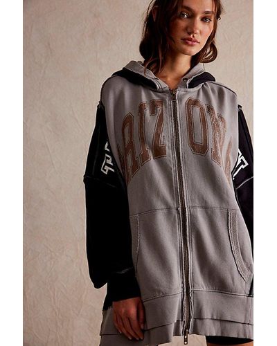 Free People Retro Remade Hoodie - Brown