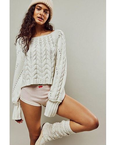 Free People Just Peachy Shortie - Gray
