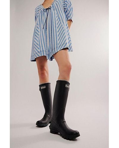 Barbour Bede Tall Wellies - Blue