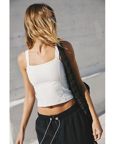 Free People Never Better Square Neck Cami - Gray