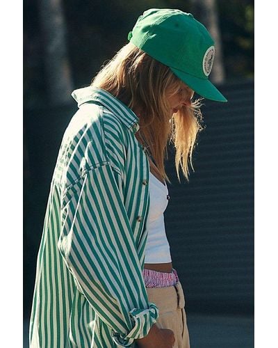 Free People Reach For The Sky Trucker Hat - Green