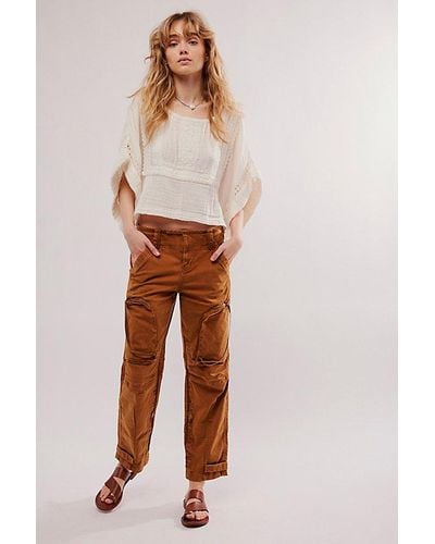 Free People Can't Compare Slouch Trousers At In Rubber, Size: Xs - Multicolour