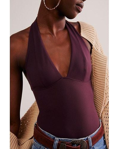 Intimately By Free People Have It All Halter Top - Purple
