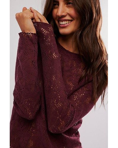 Free People In The Meadow Tee - Red
