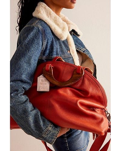 Free People Willow Vintage Tote - Red