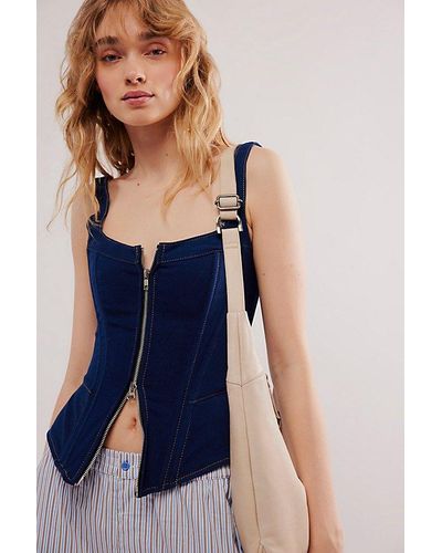 Urban Outfitters Chevy Bustier - Blue