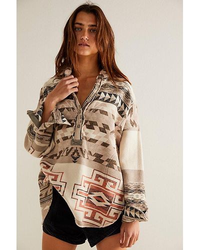 Free People We The Free Arizona Sky Pullover - Natural