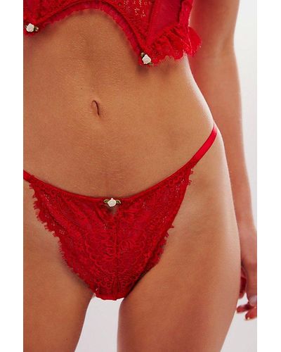 Intimately By Free People Want It All G-string - Red
