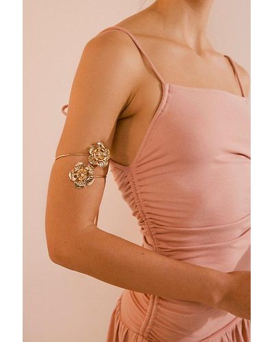 Free People Mary Sunshine Arm Cuff - Brown