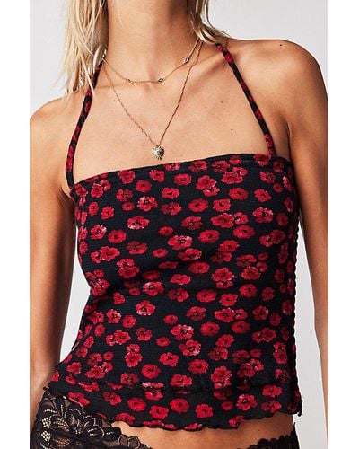 Free People Poppy Tube Top - Red