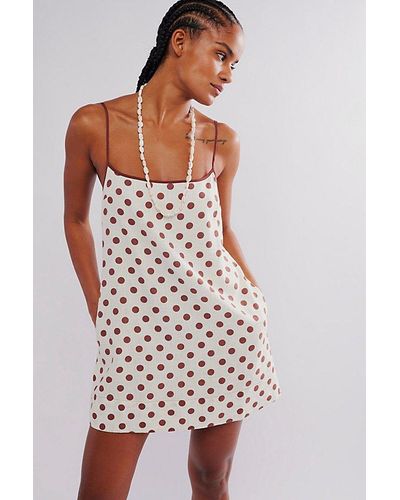 Free People Heart Eyes Mini Dress - White