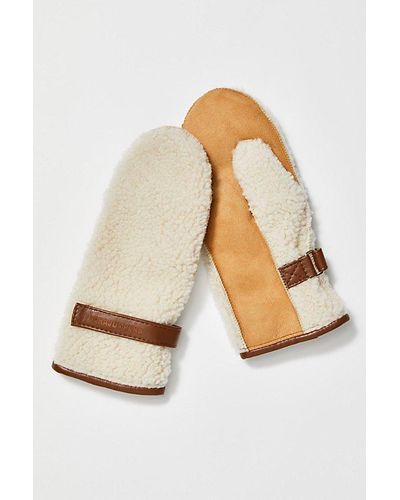 Parajumpers Fluffy Mittens - Natural