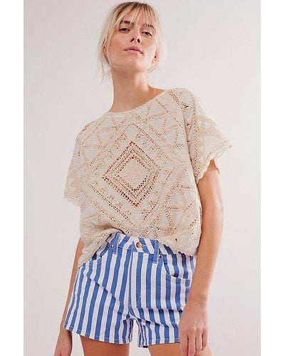 Free People Ready For It Tee - Blue
