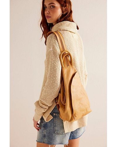 Free People Soho Convertible Sling At Free People In Saffron - Natural