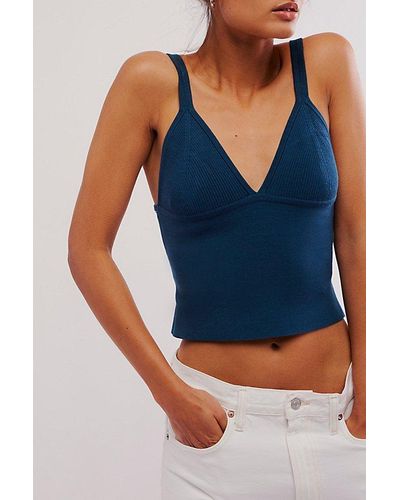 Intimately By Free People Teagan Swit Cami - Blue