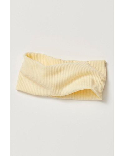 Free People Super Wide Soft Headband - Natural
