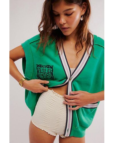 Intimately By Free People Chloe Ruched Shortie - Green
