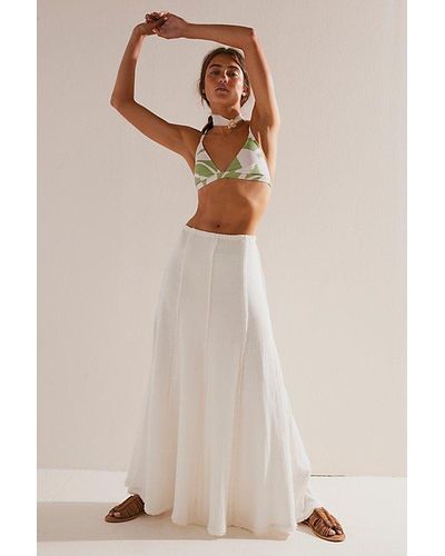 Free People Caught In The Moment Maxi Skirt - Natural