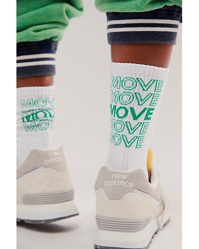 Free People Movement Tagline Tall Tube Socks - Multicolor