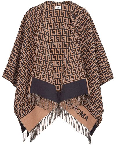 Fendi store cape coat