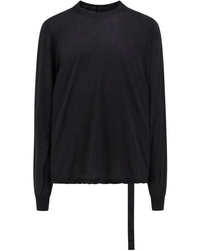 Rick Owens Long Sleeve T-shirt - Black