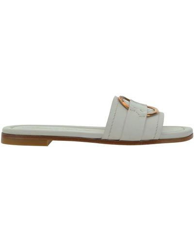 Moncler Bell Sandals - White