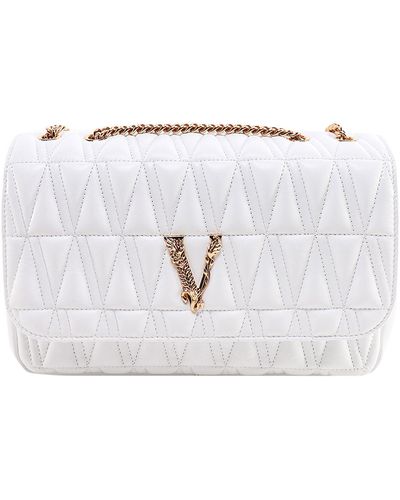 Versace Virtus Shoulder Bag - Gray