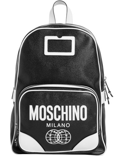 Moschino Zaino in nylon con logo - Nero