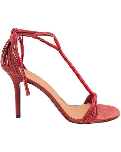 Isabel Marant Anssi Heeled Sandals - Red