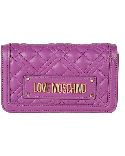 Love Moschino Crossbody Bag - Purple