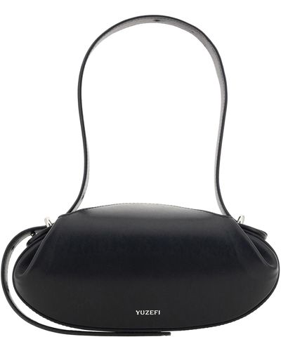 Yuzefi Dinner Roll Mini Shoulder Bag - Black