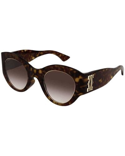 Cartier Sunglasses Ct0305s - Brown
