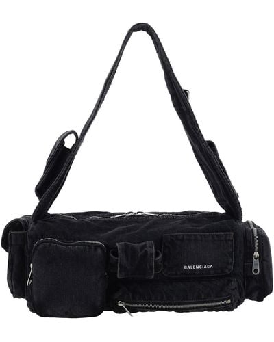 Balenciaga Superbusy Handbag - Black