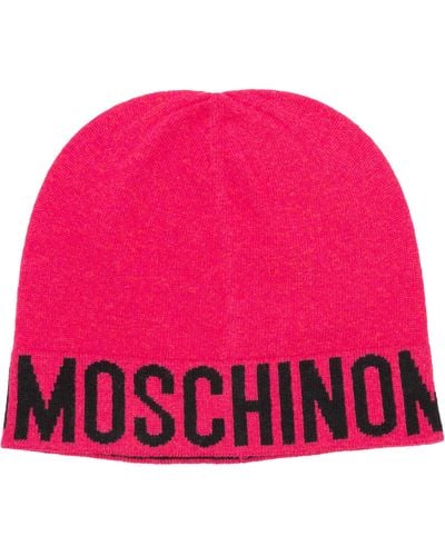 Moschino Cashmere Beanie - Pink