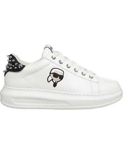 Karl Lagerfeld Sneakers k/ikonik kapri - Bianco