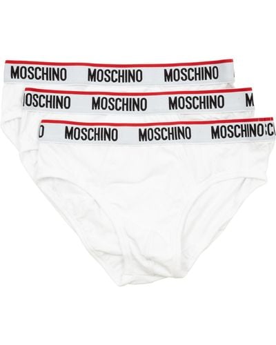 Moschino Cotton Briefs - White