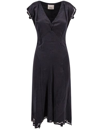Isabel Marant Jordina Midi Dress - Black