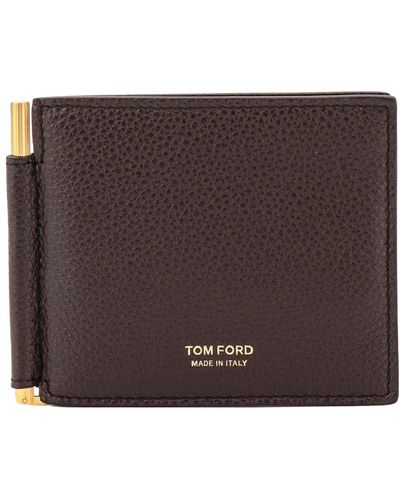 Tom Ford Porta carte di credito - Marrone