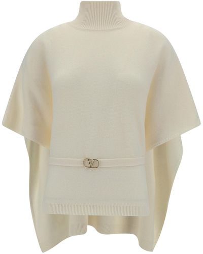 Valentino Roll-neck Sweater - White