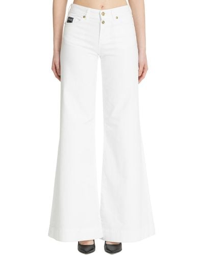 Versace Jeans Couture V-emblem Jeans - White