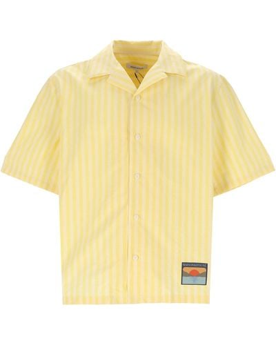 Maison Kitsuné Short Sleeve Shirt - Yellow