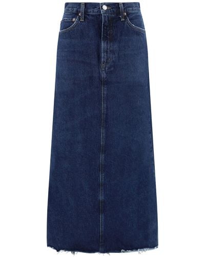 Agolde Maxi Skirt - Blue