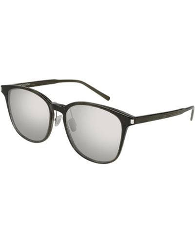 Saint Laurent Sunglasses Sl 199/k Slim - Metallic