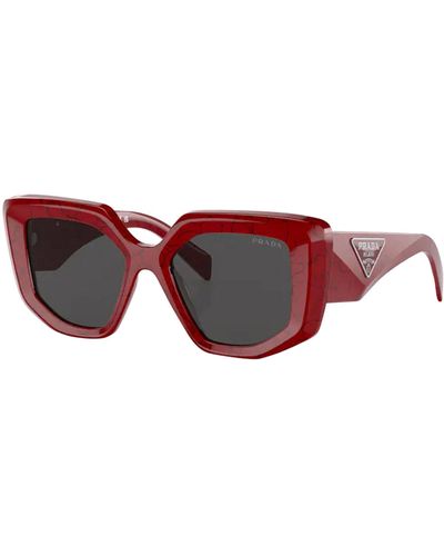 Prada Sunglasses 14zs Sole - Red