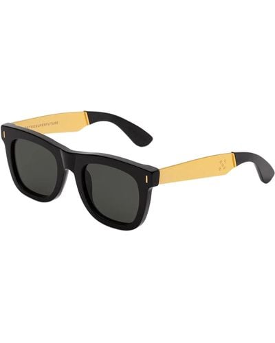 Retrosuperfuture Sunglasses Ciccio Francis Black - Metallic