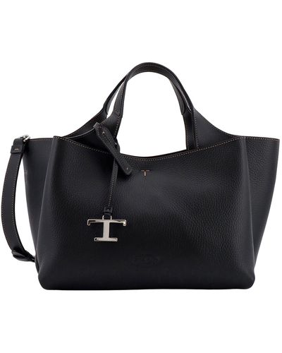 Tod's T Timeless Handbag - Black