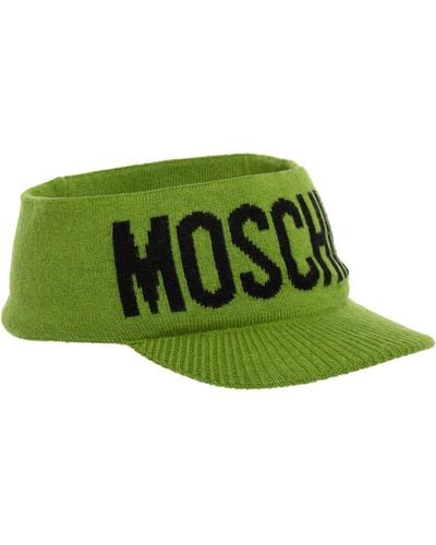 Moschino Cashmere Visor - Green