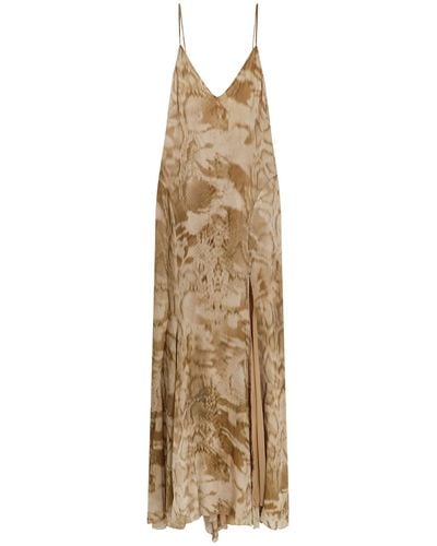 Blumarine Long Dress - Metallic